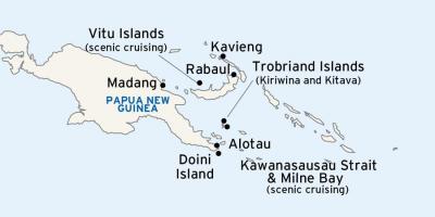 Mapa de alotau papua nova guinea