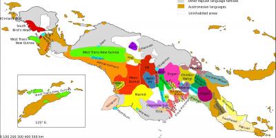 Mapa de papua nova guinea llengua