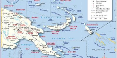 Mapa de tari papua nova guinea 